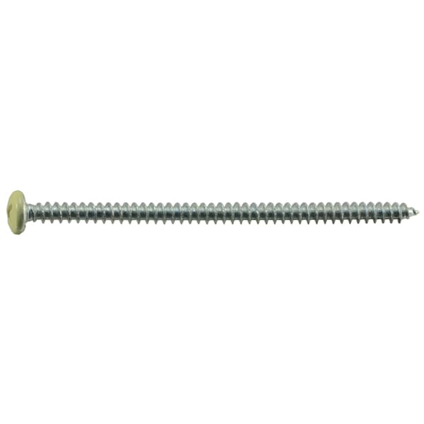 Midwest Fastener Sheet Metal Screw, #8 x 3 in, Painted Steel Pan Head Phillips Drive, 12 PK 37927 - main